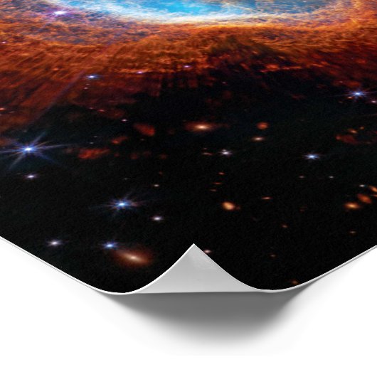 Poster James Webb Télescope Spatial Anneau Sud Nebula (Coin)