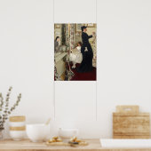 Poster James Whistler - La Salle De Musique (Cuisine)