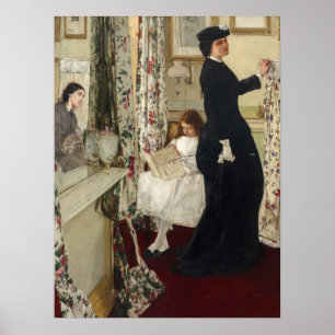 Poster James Whistler - La Salle De Musique