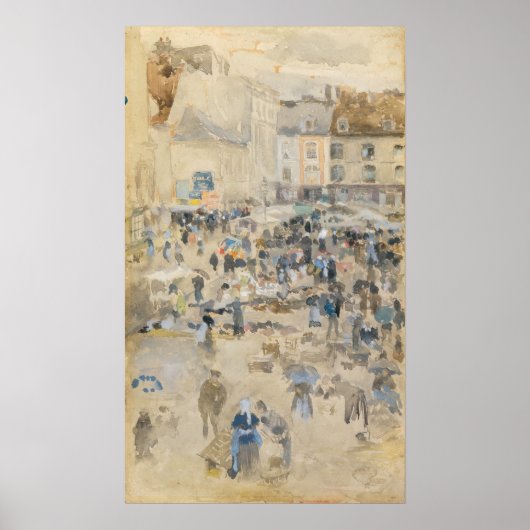 Poster James Whistler - Nocturne : Chelsea (Devant)