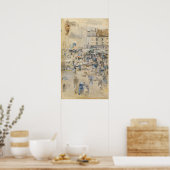 Poster James Whistler - Nocturne : Chelsea (Cuisine)