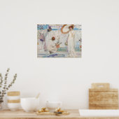 Poster James Whistler - Symphonie blanche, Trois filles (Cuisine)