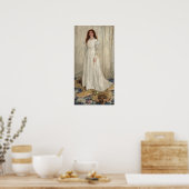 Poster James Whistler - Symphonie en blanc no 1 (Cuisine)