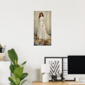 Poster James Whistler - Symphonie en blanc no 1 (Bureau à domicile)
