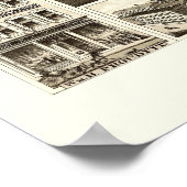 Poster Jamestown, NY Carte panoramique - 1882 (Coin)