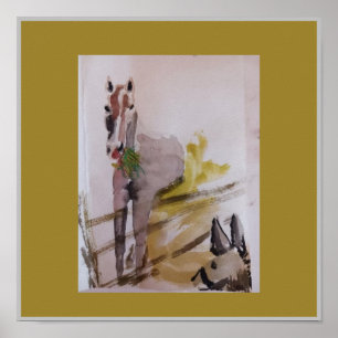 Poster Jamie Baby racehorse jupe Penelope