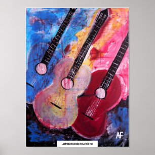 Poster Jamming be Goode Peinture par Alfred Fox
