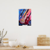 Poster Jamming be Goode Peinture par Alfred Fox (Cuisine)