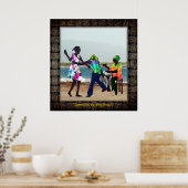 Poster "Jamming by the Beach" (Cuisine)