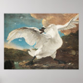 Poster Jan Asselijn Le Prin De Peinture De Cygne Menacé (Devant)