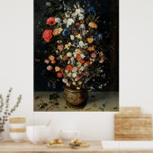 Poster jan brueghel l'aîné Bouquet de fleurs (Cuisine)