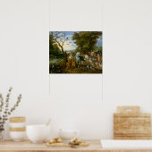 Poster Jan Brueghel l'Ancien - L'entrée des animaux (Cuisine)