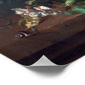 Poster Jan Davidsz de Heem Vase de Fleurs (Coin)