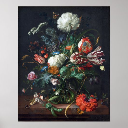 Poster Jan Davidsz de Heem Vase de Fleurs (Devant)