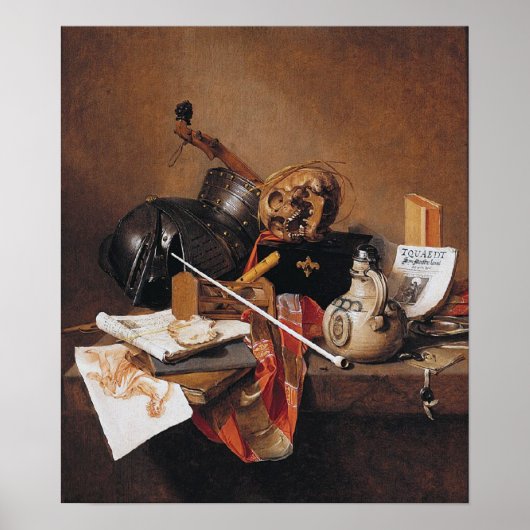 Poster Jan Jansz-Vanitas (Devant)