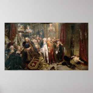Poster Jan Matejko Rejtan, ou l'automne de la Pologne