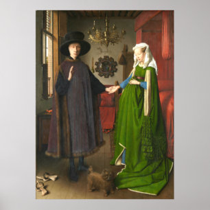 Poster Jan van Eyck Arnolfini Portrait