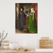 Poster Jan van Eyck Arnolfini Portrait (Cuisine)