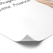 Poster Jane Austen cite... intolérablement stupide (Coin)