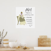 Poster Jane Austen Emma Home Conforts Citation (Cuisine)