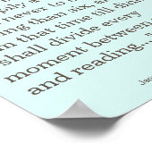 Poster Jane Austen Lecture et musique (Coin)