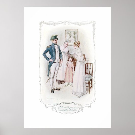 Poster Jane Austen Mansfield Park Illustration Imprimer (Devant)