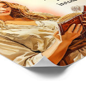 Poster Jane Austen - Northanger Abbey Citation de lecture (Coin)