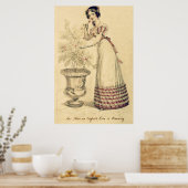 Poster Jane Austen Regency Ball Gown (Cuisine)