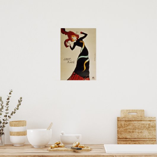 Poster Jane Avril 1899 (Cuisine)