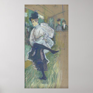 Poster Jane Avril Dancing Henri Toulouse-Lautrec Canvas