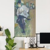 Poster Jane Avril Danser Henri Toulouse-Lautrec Canvas (Bureau à domicile)