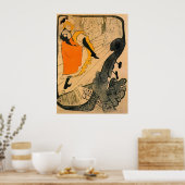 Poster Jane Avril par Toulouse-Lautrec (Cuisine)