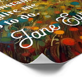 Poster Jane Eyre Cite Monet Style Peinture (Coin)