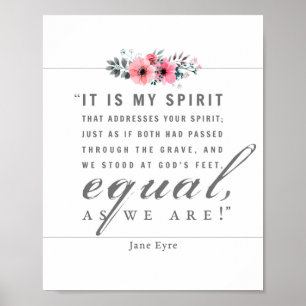 Poster Jane Eyre - Comme Nous Sommes - Blanc