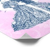 Poster Jane Eyre et Edward Rochester avec Pilot Pink (Coin)