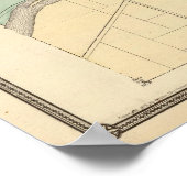 Poster Janesville, siège du comté de Rock Co (Coin)