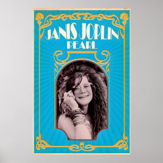 Poster Janis Joplin, Pearl, Conception d'impression origi (Devant)