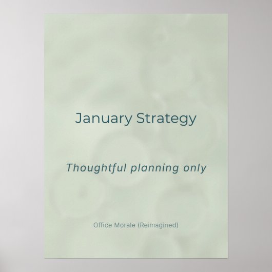 POSTER JANUARY STRATEGY (Devant)