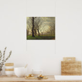 Poster Janus la Cour - Au bord d'une forêt de chênes (Cuisine)