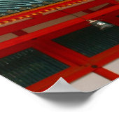 Poster japan red shrine (Coin)