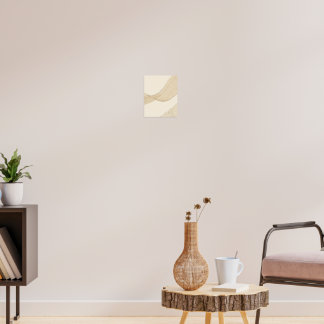 Poster Japandi Abstract Line Art Minimalist Neutral Wall