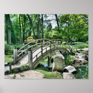 Poster Japanese arc bridge