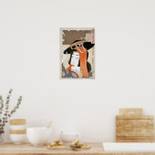 Poster Japanese Classic Geisha Lady Art Print (Cuisine)