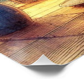 Poster Japanese flower and siamese cat (Coin)