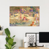 Poster Japanese Garden II / Washed Edition (Bureau à domicile)