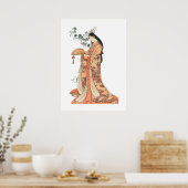 Poster Japanese Geisha Asian Wall Art (Cuisine)
