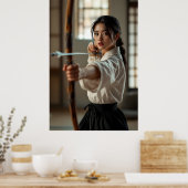 Poster Japanese Kyudo The Way Of The Bow (Cuisine)