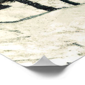 Poster japanese mountain winter landscape (Coin)