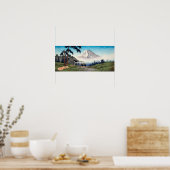 Poster Japanese Mt. Fuji vintage design art ポスター (Cuisine)