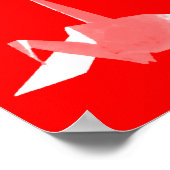 Poster Japanse origami (Hoek)